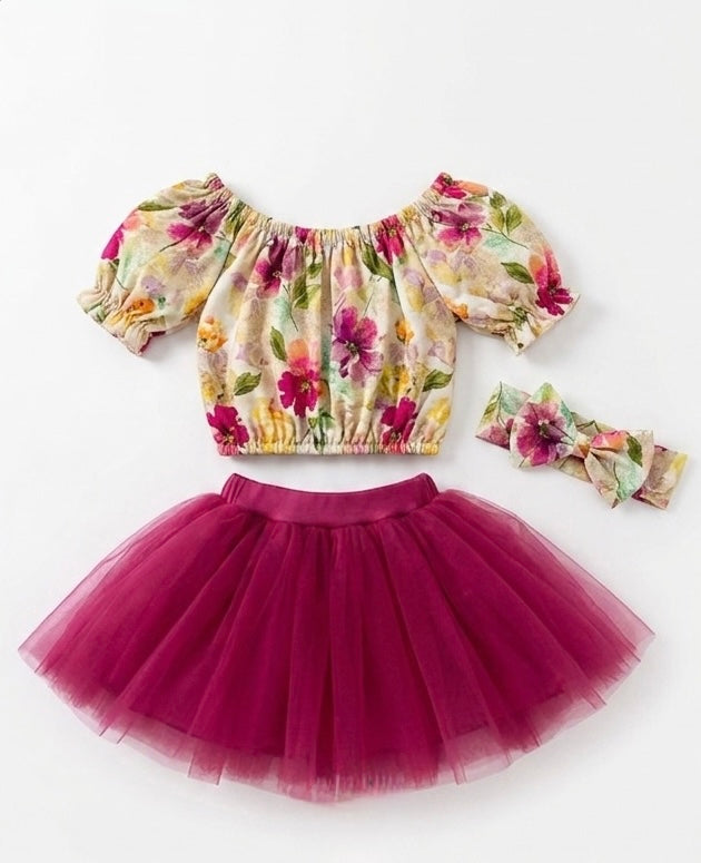 The Daisies skirt set