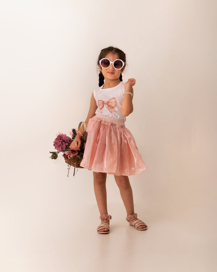 The Glitter Pink Bow set