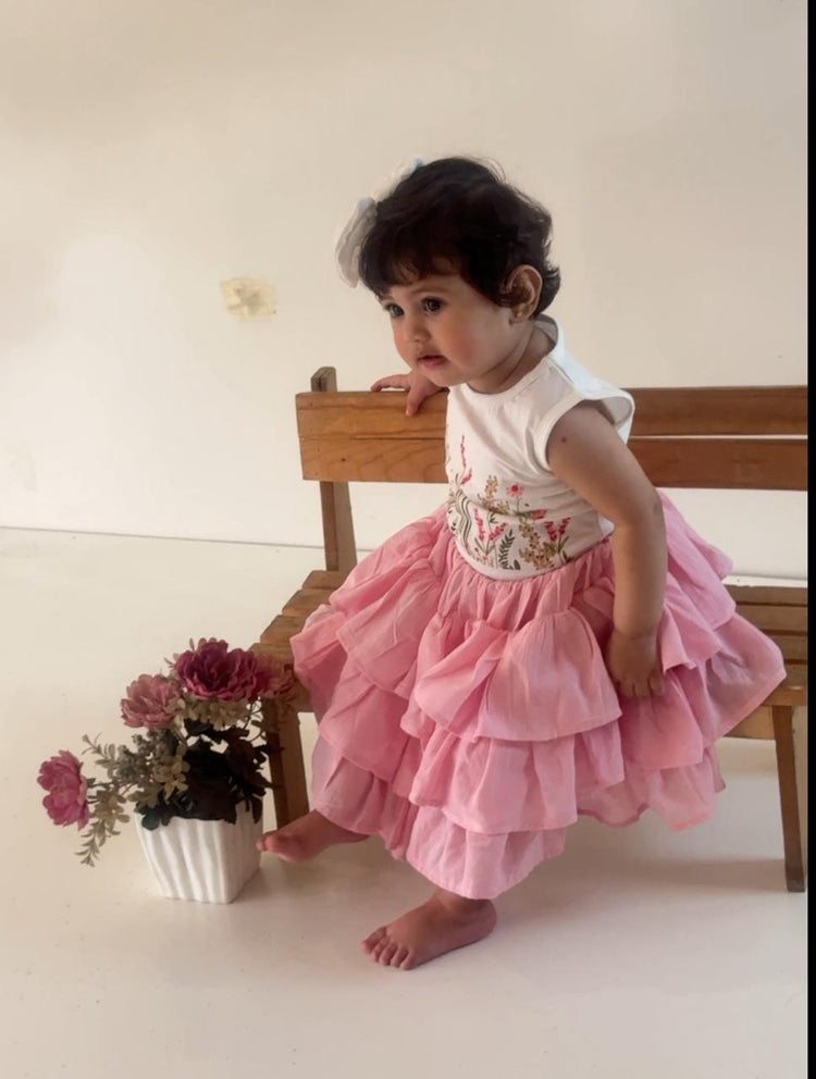 Pivione Skirt set pink