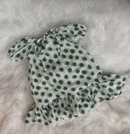 The Polka Green midi frock