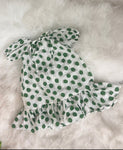 The Polka Green midi frock