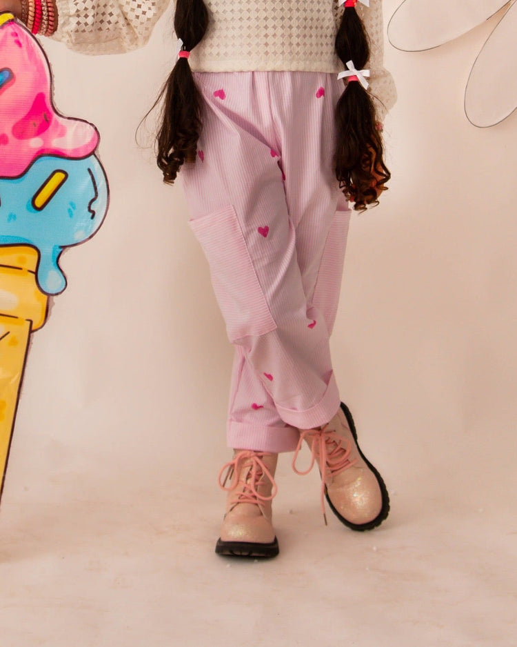 Pink Hearts Pant