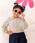 Blue Donut chikankari top