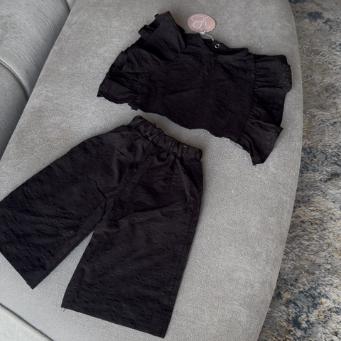 Night Black Trouser set