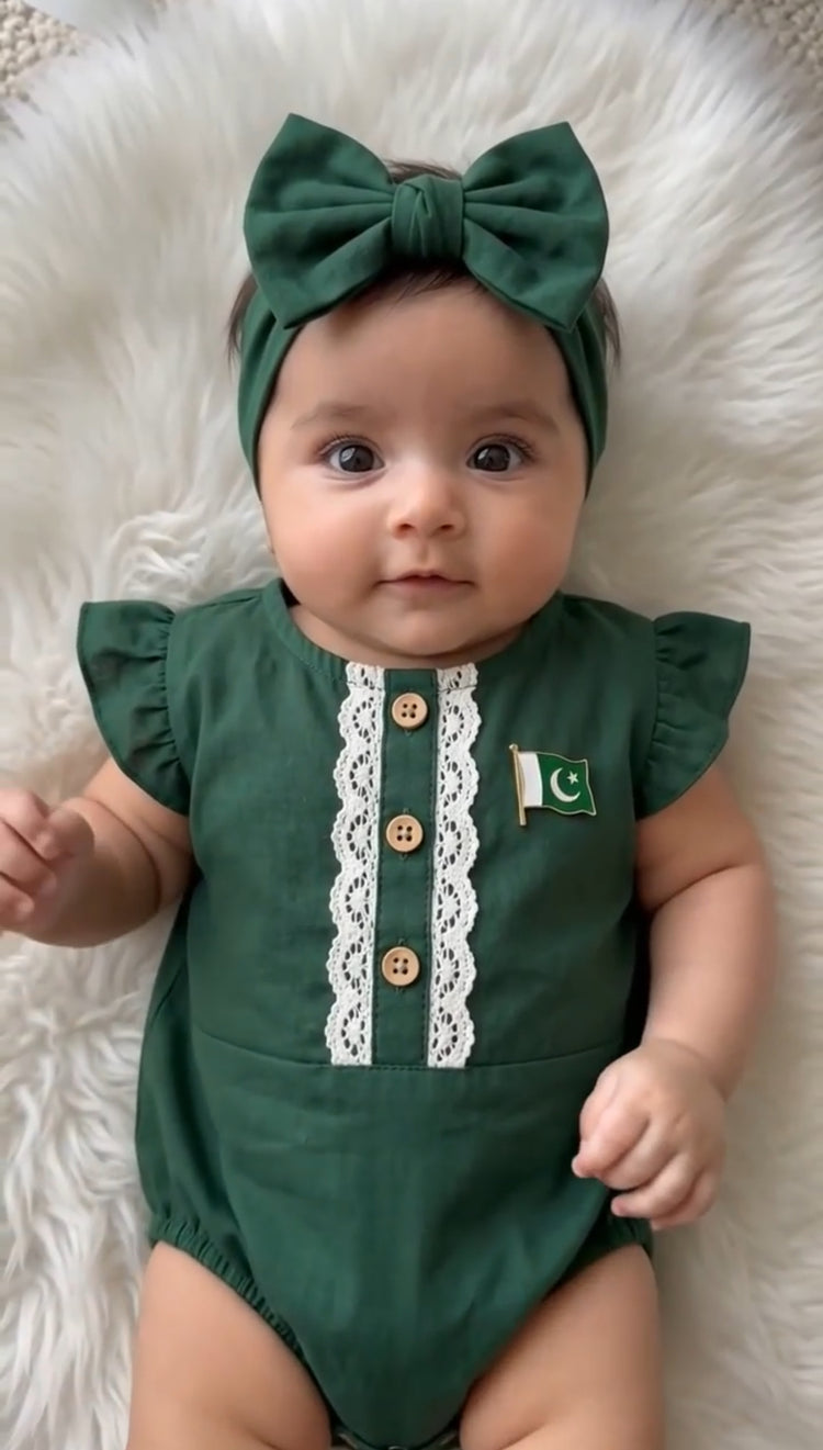 The Greeny Romper