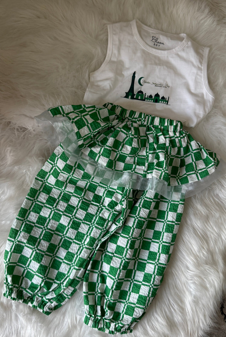 The Azadi Ruffle Trouser Set
