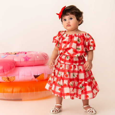 Cherry skirt set