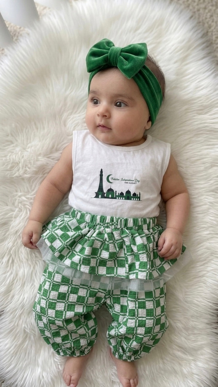The Azadi Ruffle Trouser Set