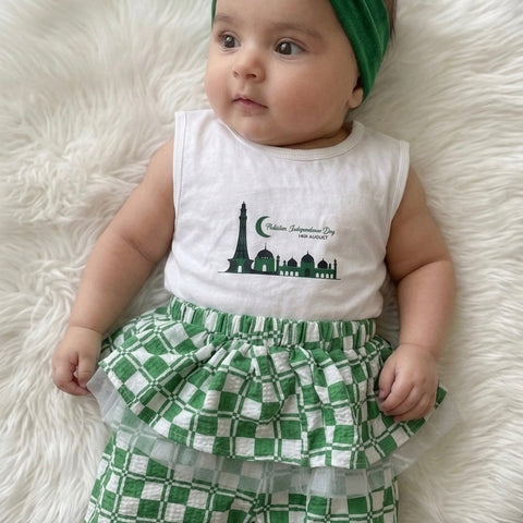 The Azadi Ruffle Trouser Set
