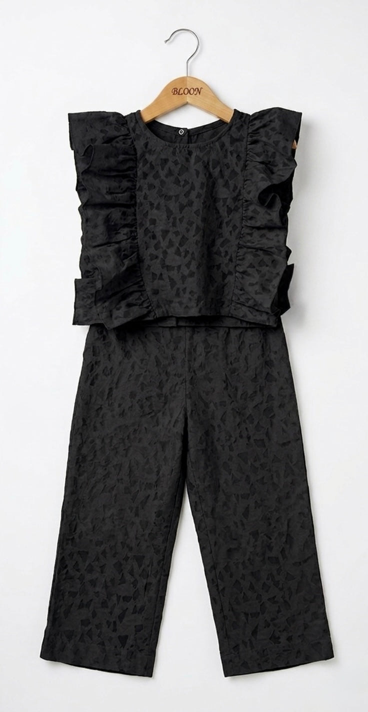 Night Black Trouser set