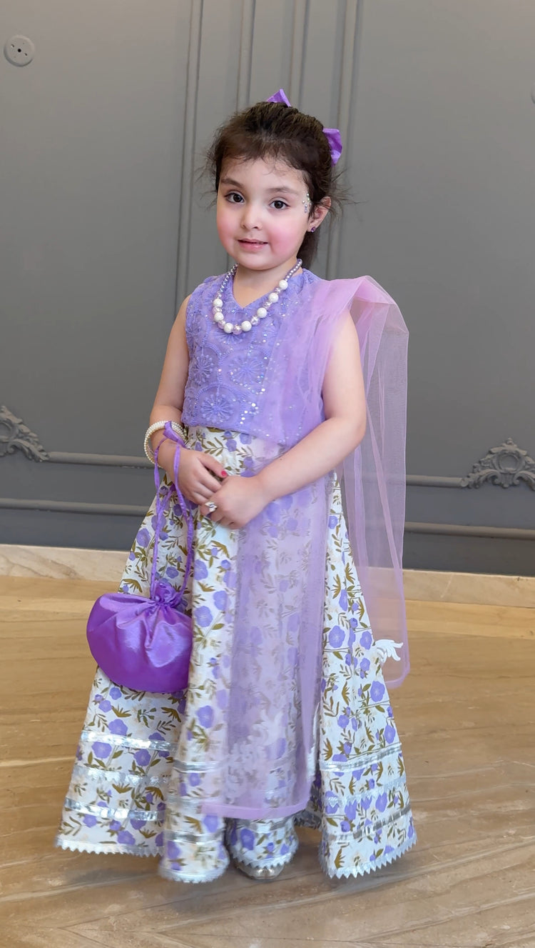 Purple Pixie Lehnga Set