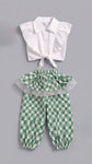 The whitey green trouser set