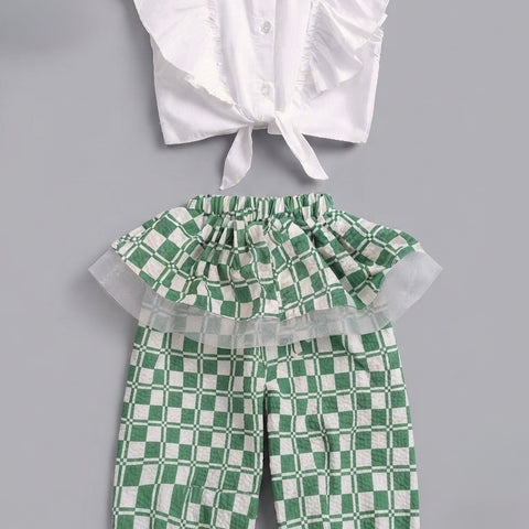 The whitey green trouser set