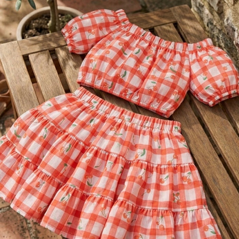 Cherry skirt set