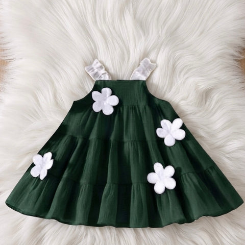 The Azaadi green Frock