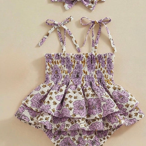 Lilac Meadows Romper
