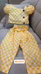 The Plaid Yellow Set