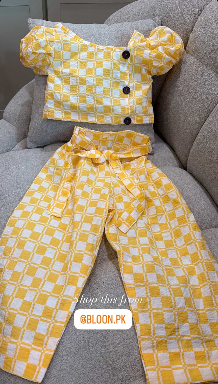 The Plaid Yellow Set