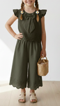 The olive chikankari set ec26