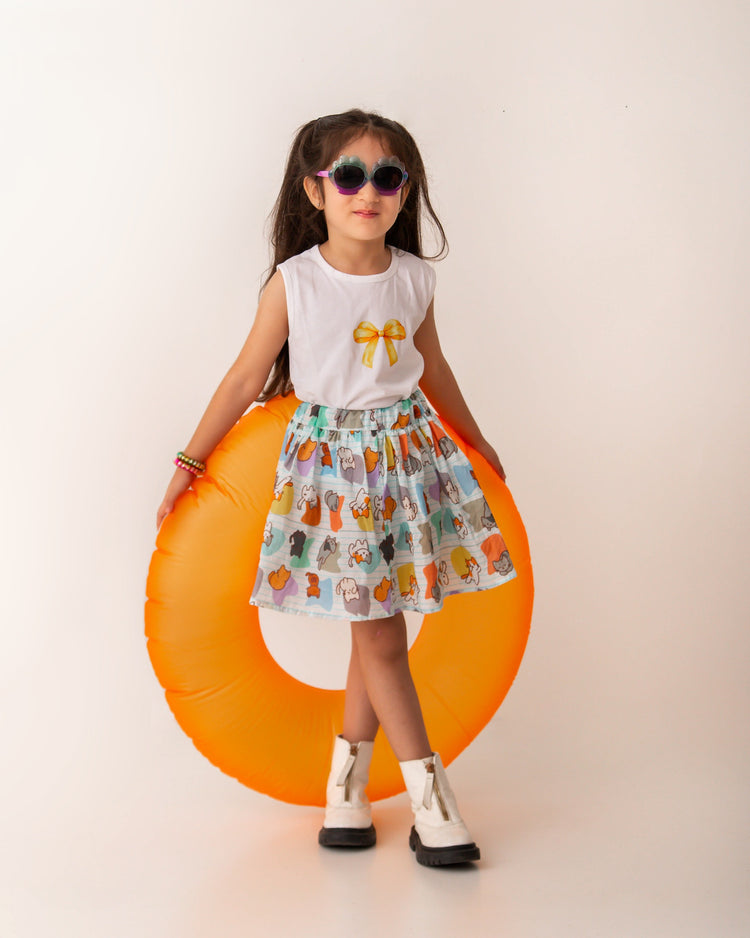 The Teddy skirt set