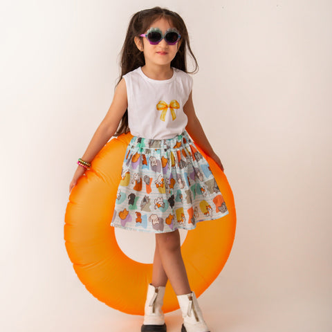 The Teddy skirt set