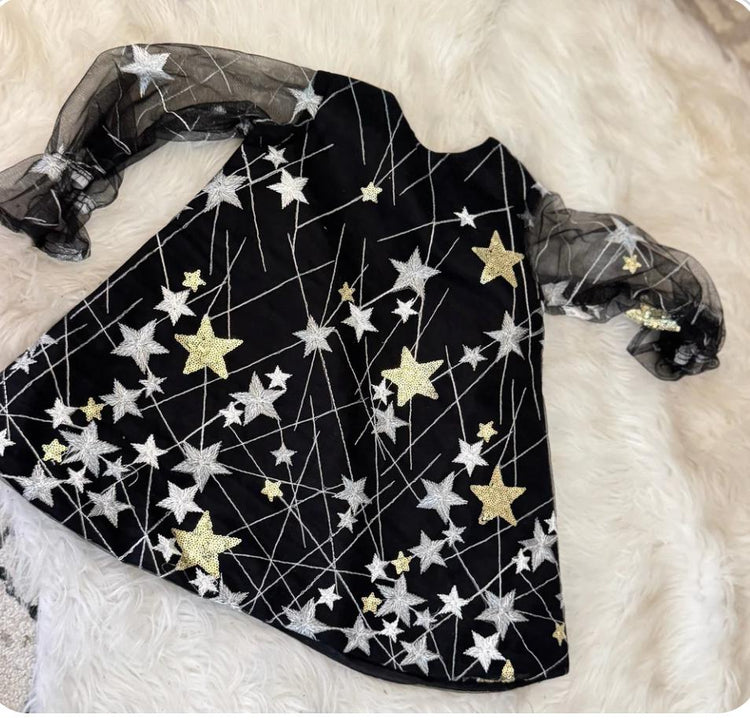 Galaxy midi dress