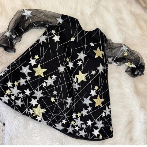 Galaxy midi dress