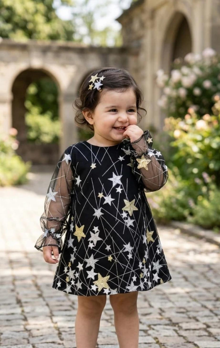 Galaxy midi dress