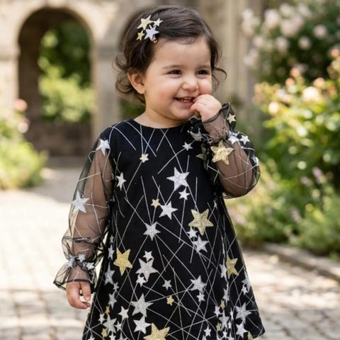 Galaxy midi dress