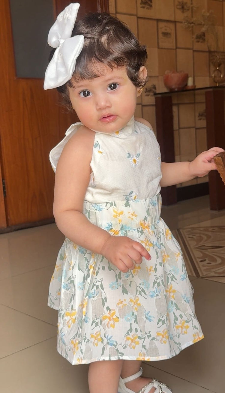 The Tulip Emb Skirt set